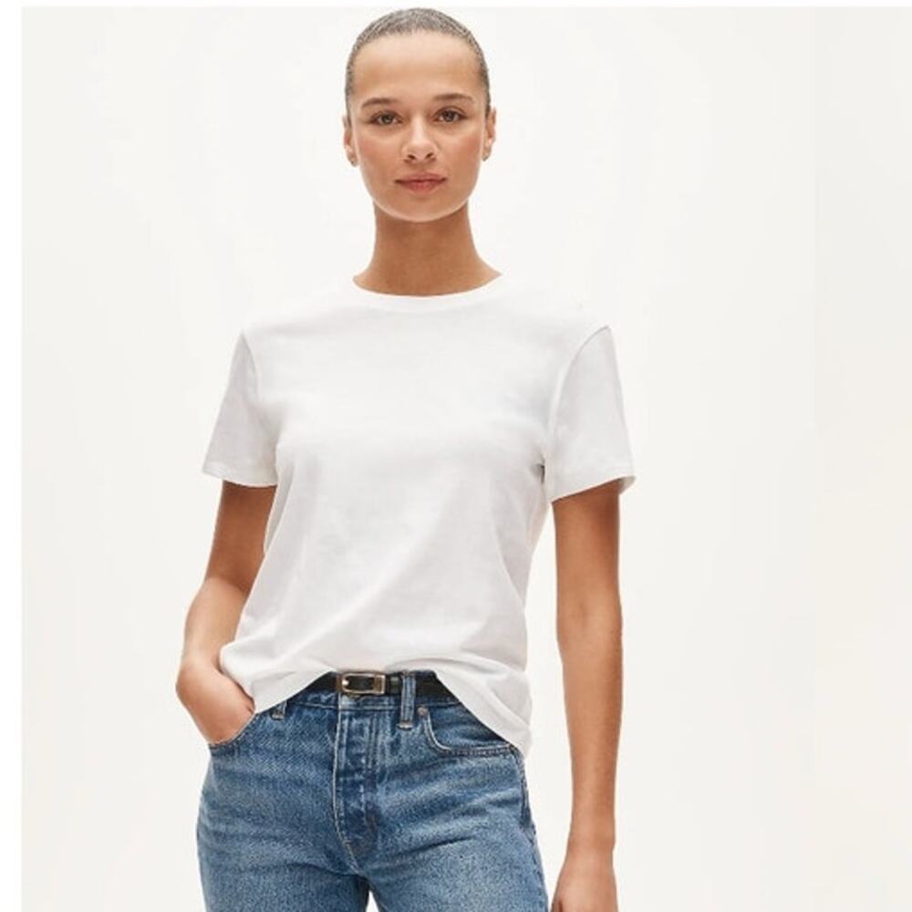 NWOT J. Crew Vintage Jersey Classic-Fit Crewneck T-Shirt White L
